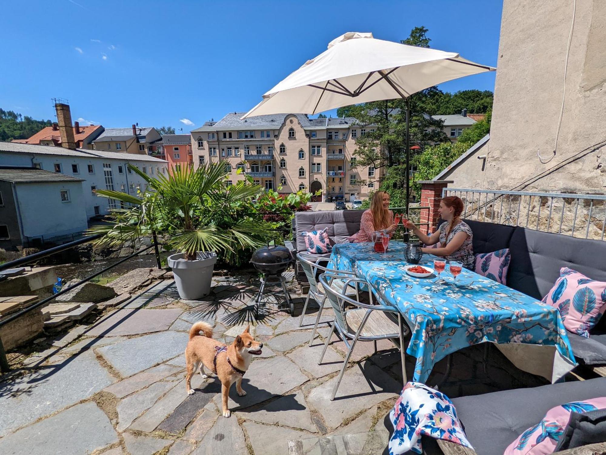 Uo - Urlaubsmagie - Helle Wohnung,Sauna,Whirlpool Sebnitz Dış mekan fotoğraf