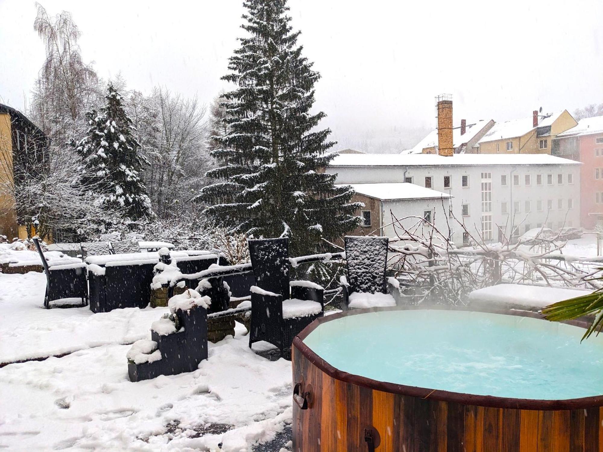 Uo - Urlaubsmagie - Helle Wohnung,Sauna,Whirlpool Sebnitz Dış mekan fotoğraf