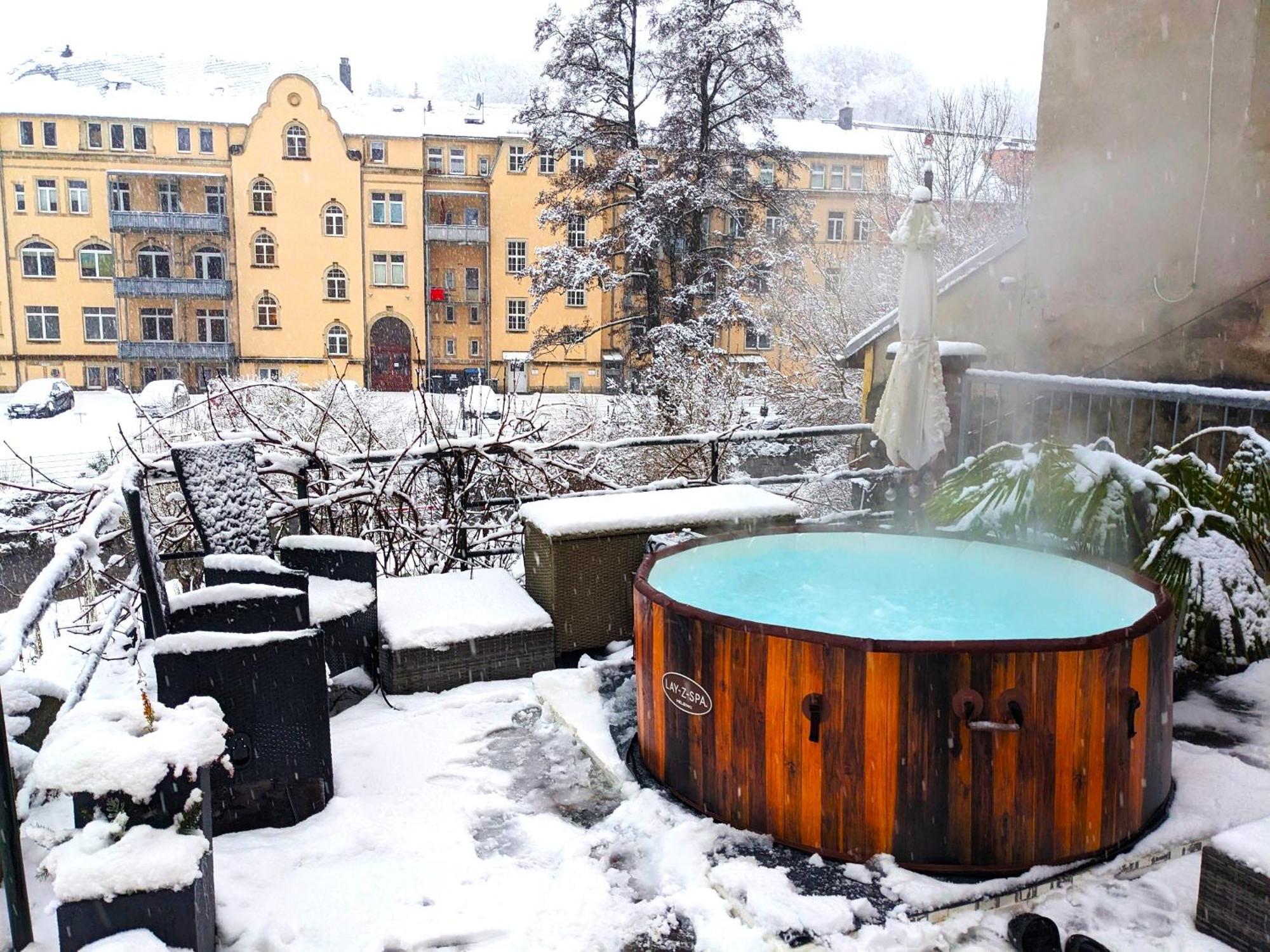 Uo - Urlaubsmagie - Helle Wohnung,Sauna,Whirlpool Sebnitz Dış mekan fotoğraf
