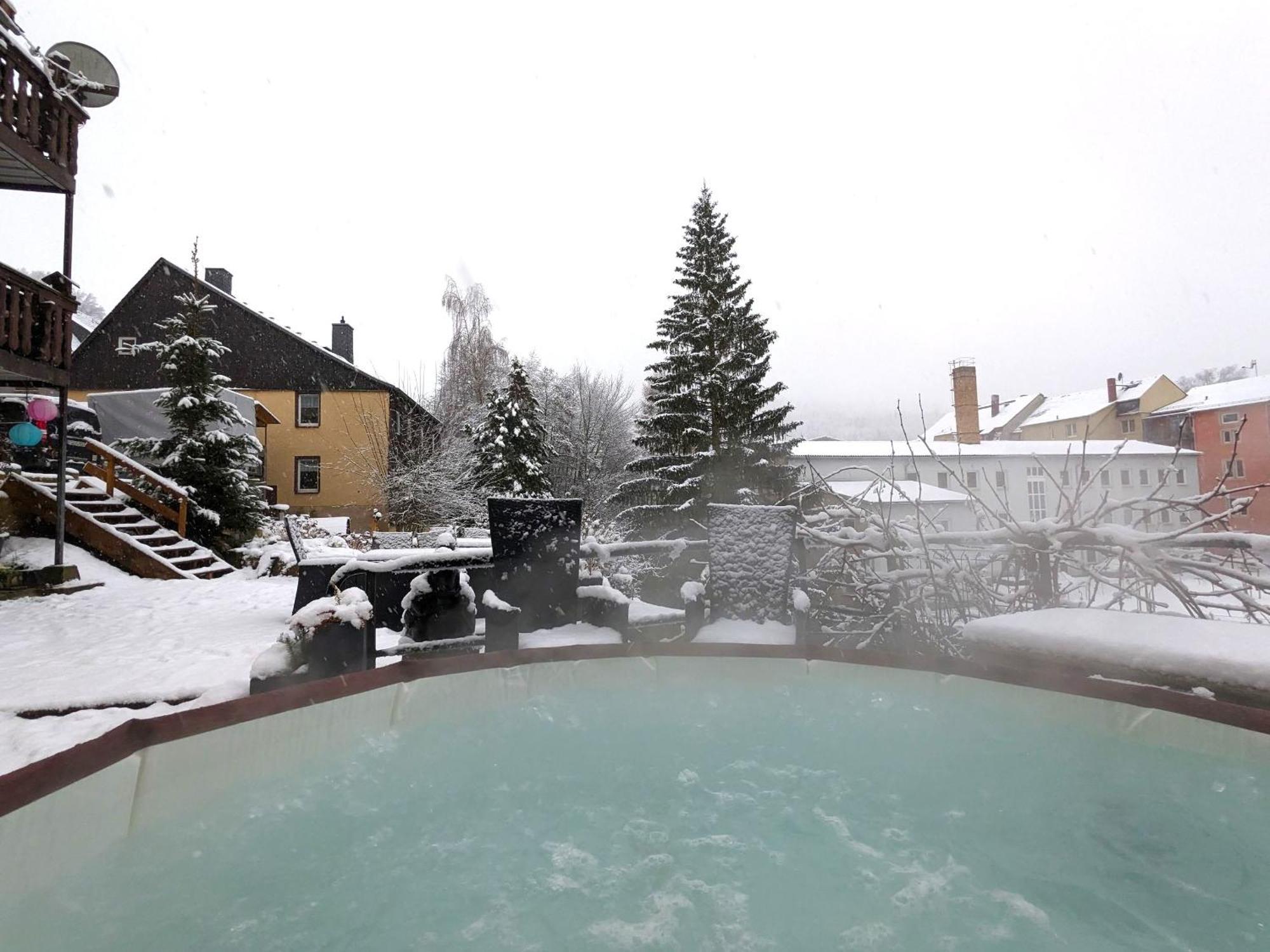Uo - Urlaubsmagie - Helle Wohnung,Sauna,Whirlpool Sebnitz Dış mekan fotoğraf