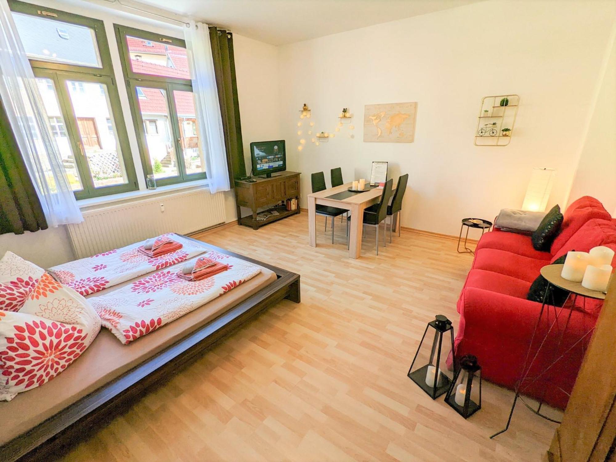 Uo - Urlaubsmagie - Helle Wohnung,Sauna,Whirlpool Sebnitz Dış mekan fotoğraf